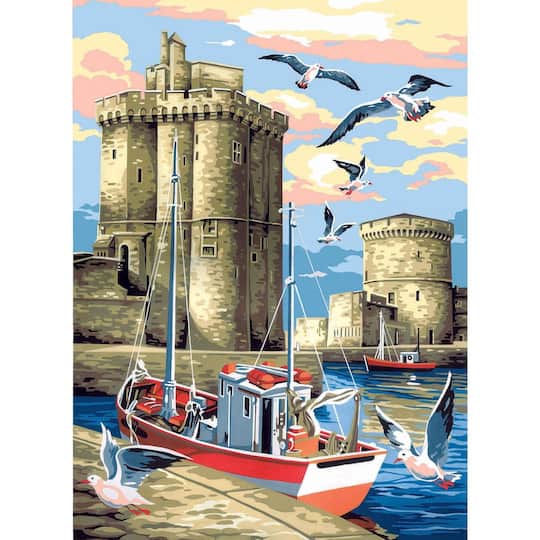 Gobelin La Rochelle Printed Tapestry Needlepoint Canvas
